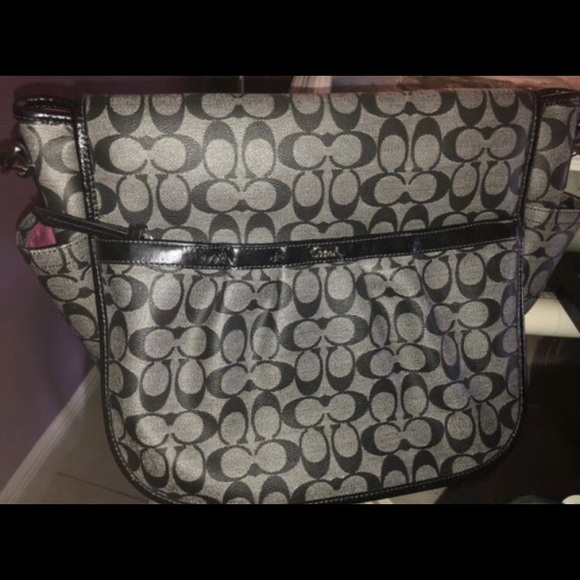 Authentic Coach Diaper Bag - Picture 1 of 4